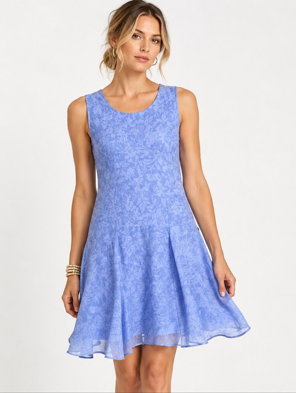 Tommy Hilfiger Dress Blue Drop Waist sleeveless NWT